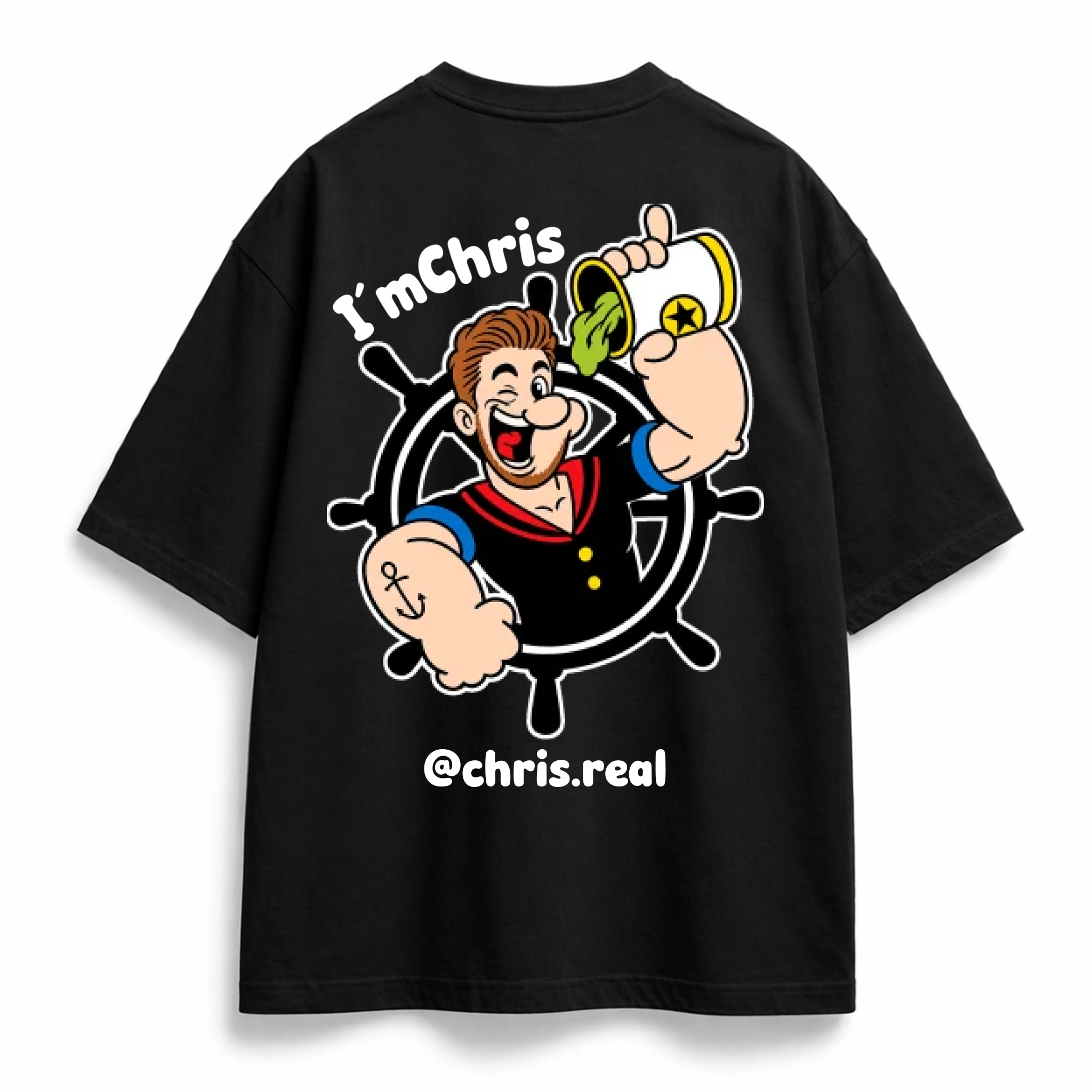 POPEYE OVERSIZE SHIRT | PERSONALISIERBAR