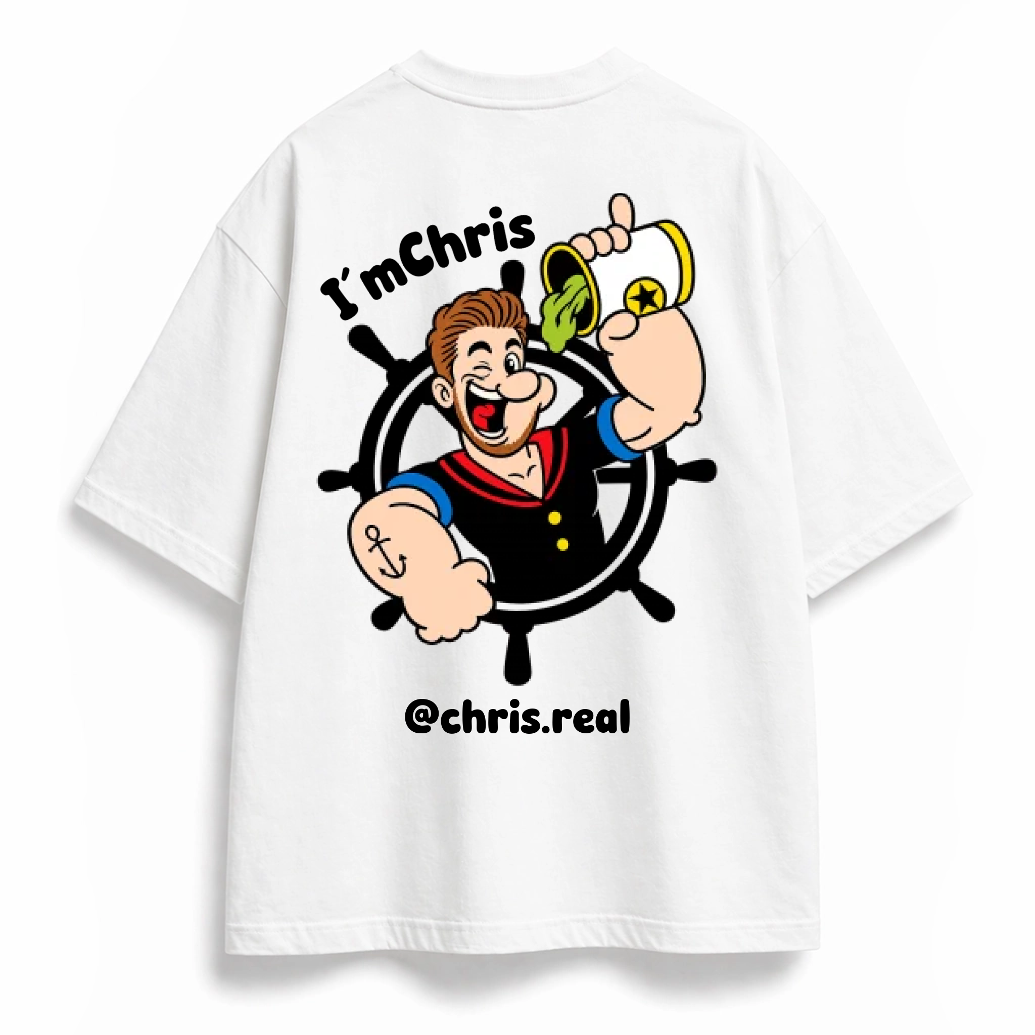 POPEYE OVERSIZE SHIRT | PERSONALISIERBAR
