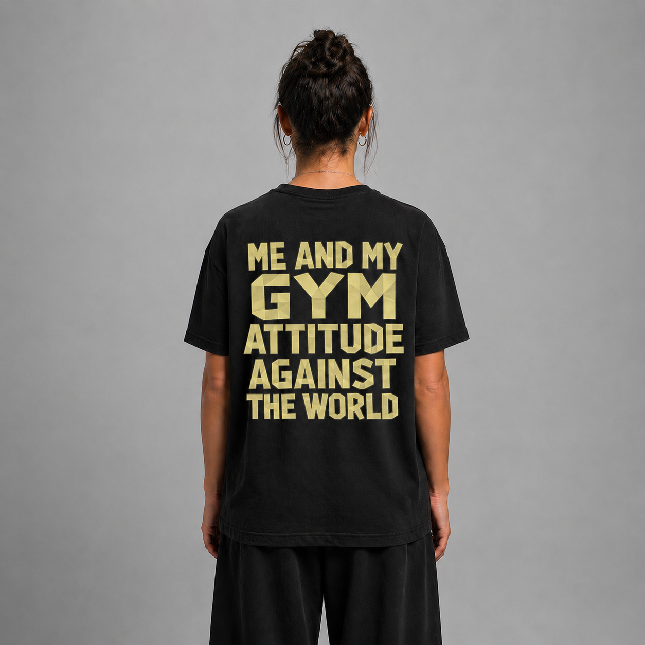 GYM ATTITUDE | OVERSIZE SHIRT