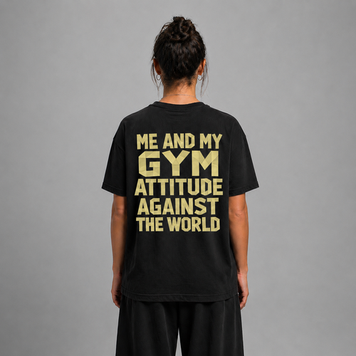GYM ATTITUDE | OVERSIZE SHIRT