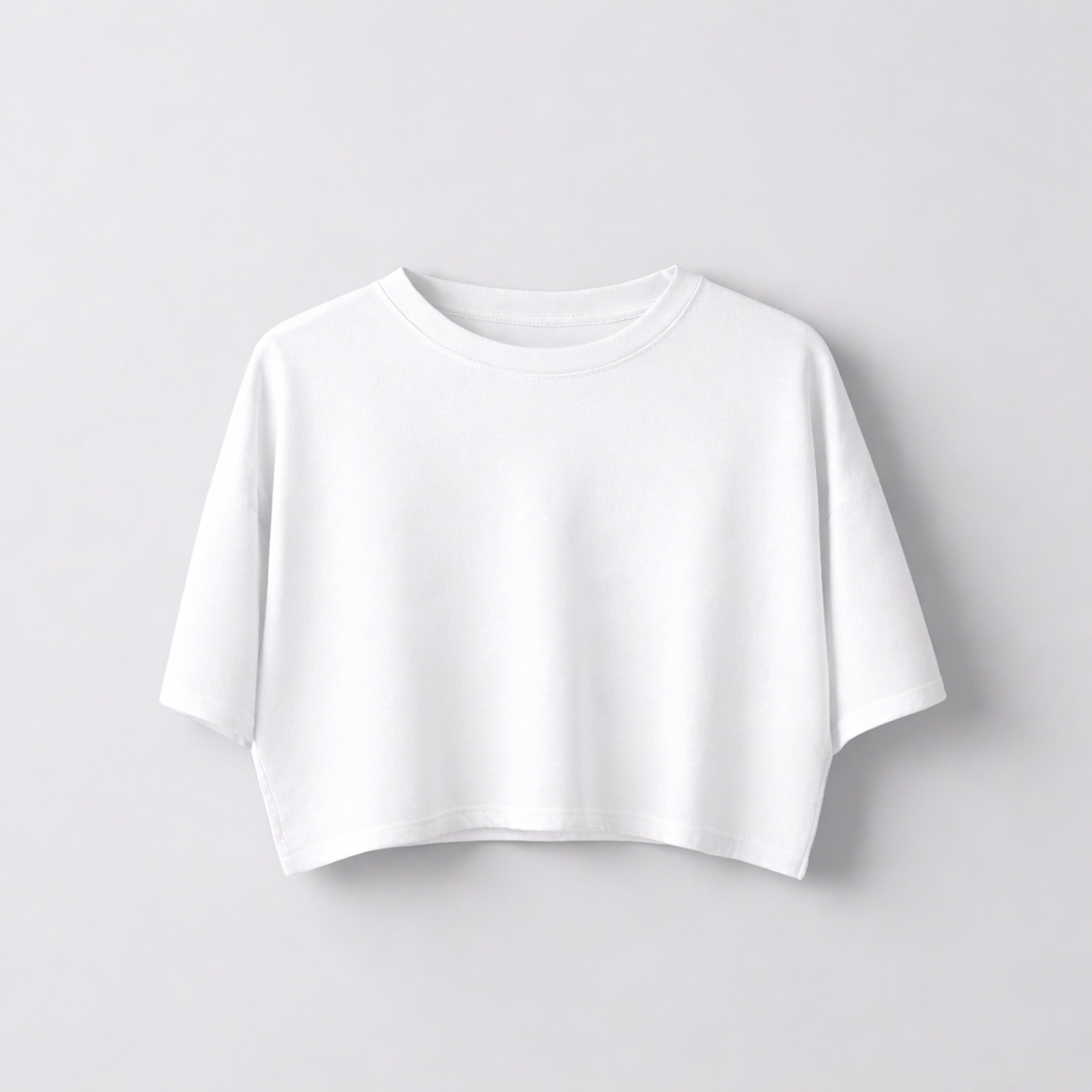EAT Vegan Oversize Crop Top (Backprint)