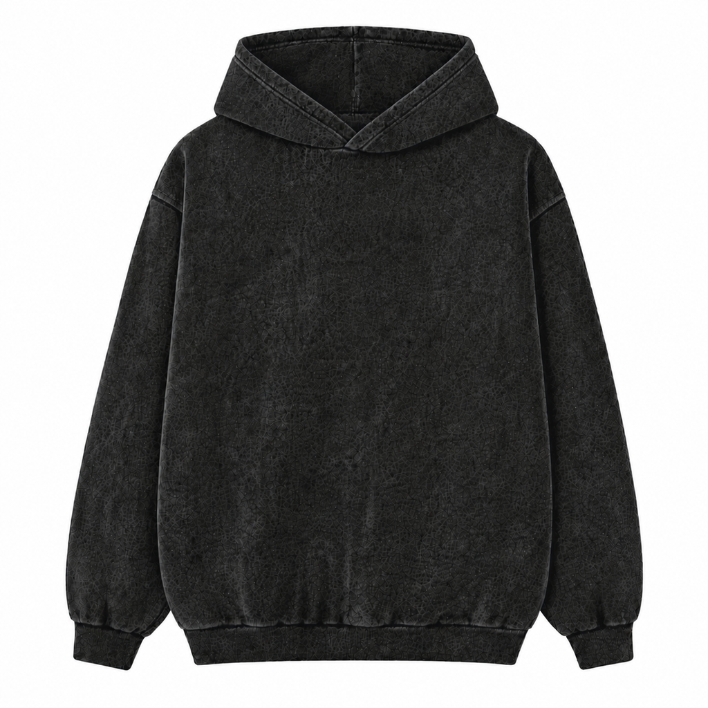 AGAINST MYSELF | WASHED OVERSIZE HOODIE