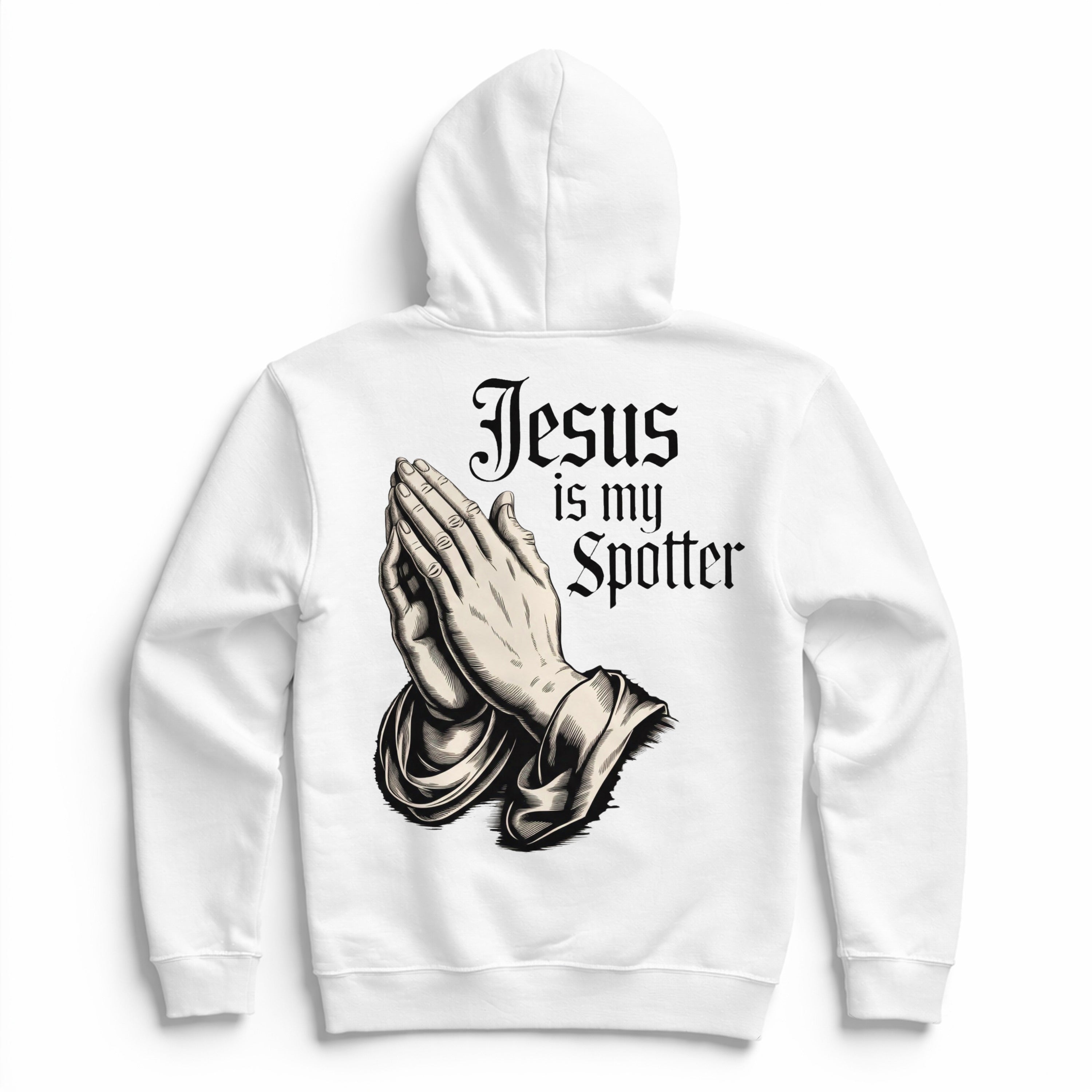 Jesus is my Spotter Hoodie (Backprint)