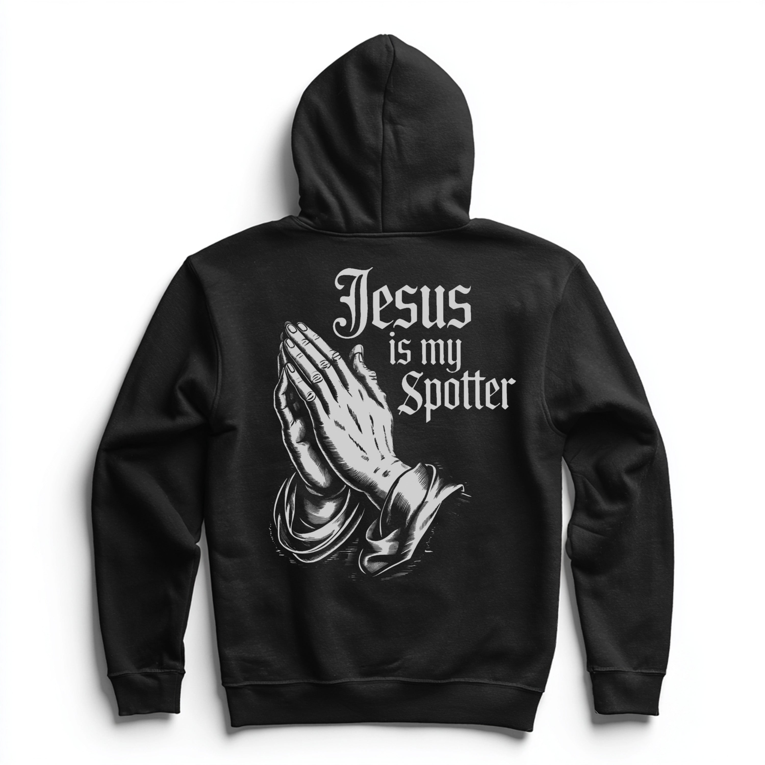 Jesus is my Spotter Hoodie (Backprint)