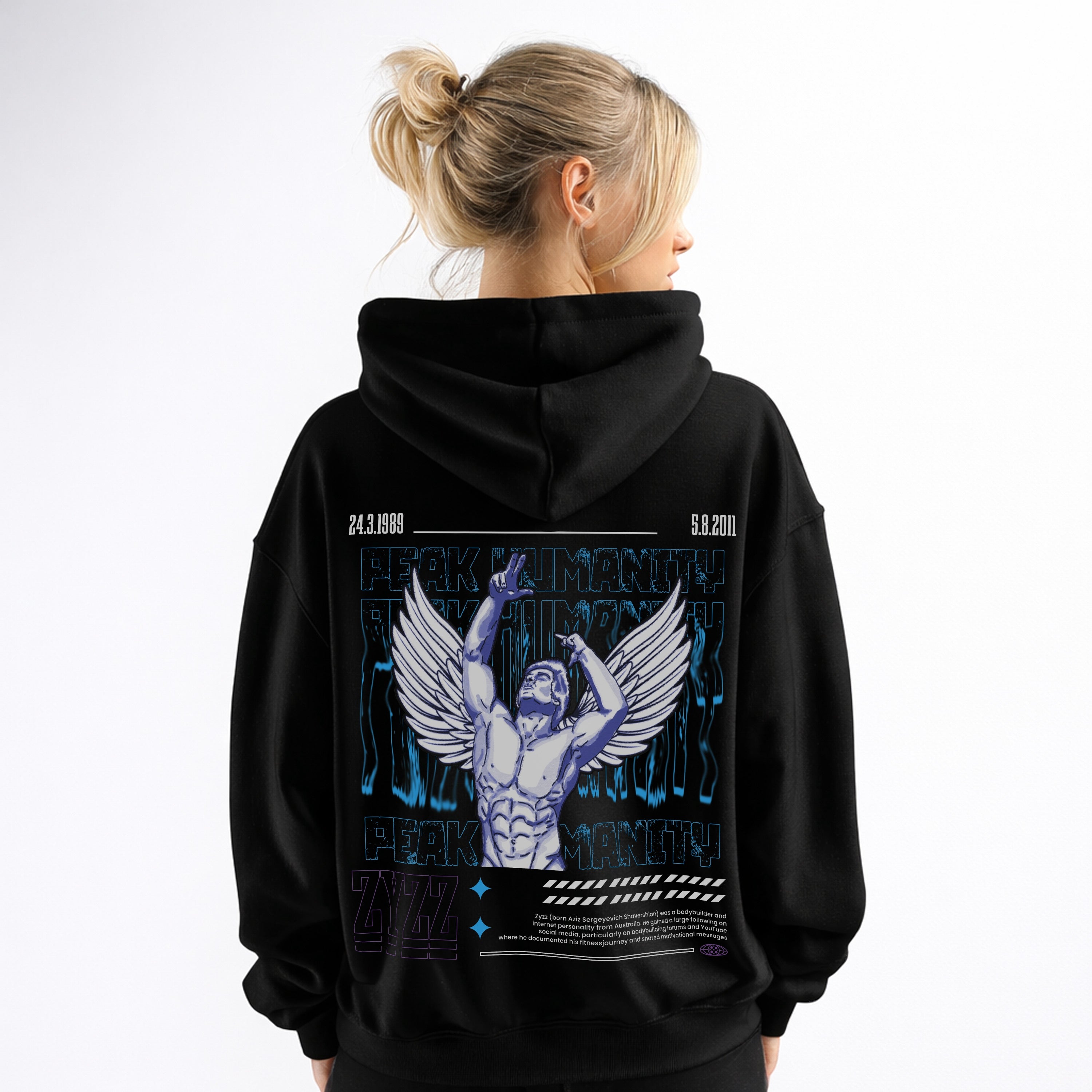 ZYZZ OVERSIZE HOODIE (BACKPRINT)