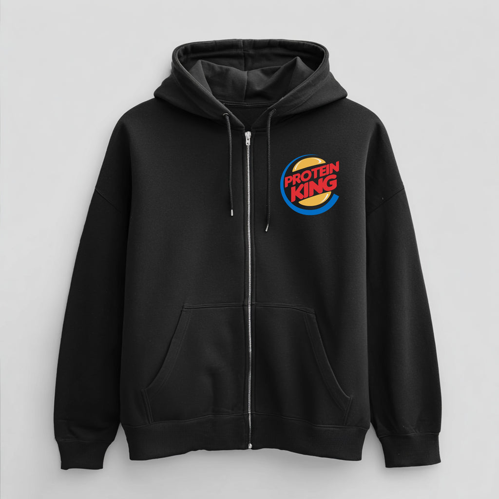 PROTEIN KING OVERSIZE ZIPPER (FONRTPRINT)