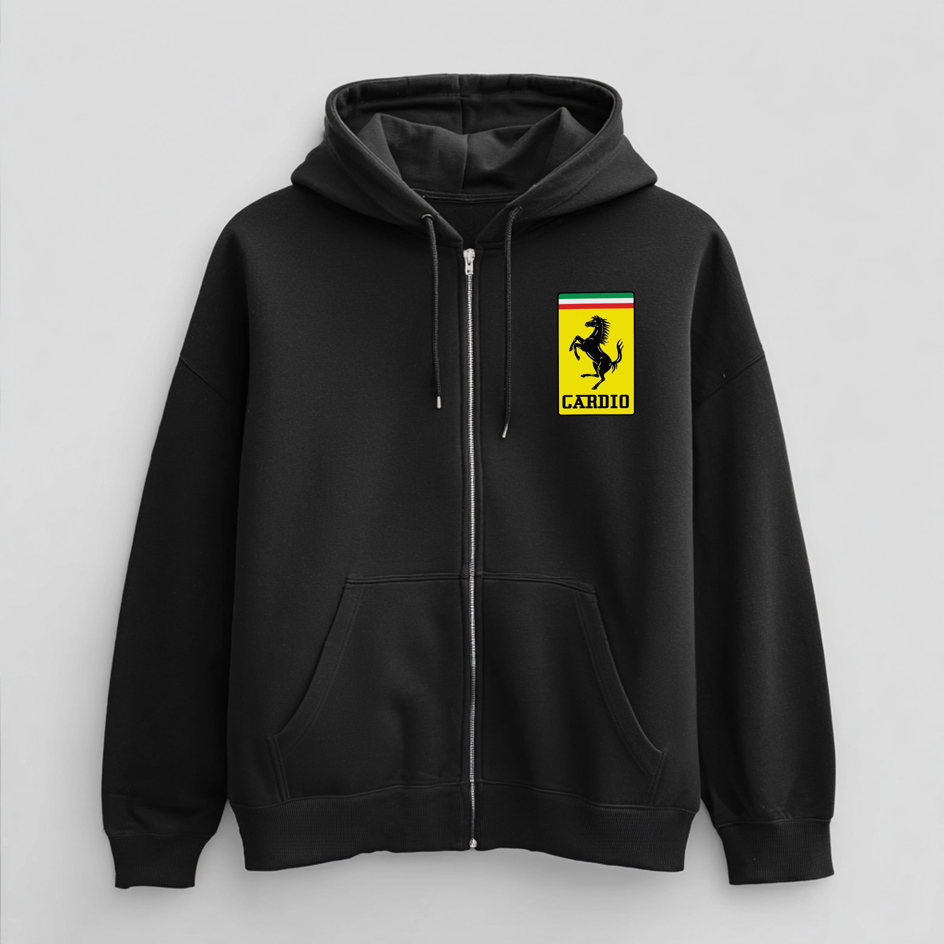 CARDIO OVERSIZE ZIPPER (FRONTPRINT)