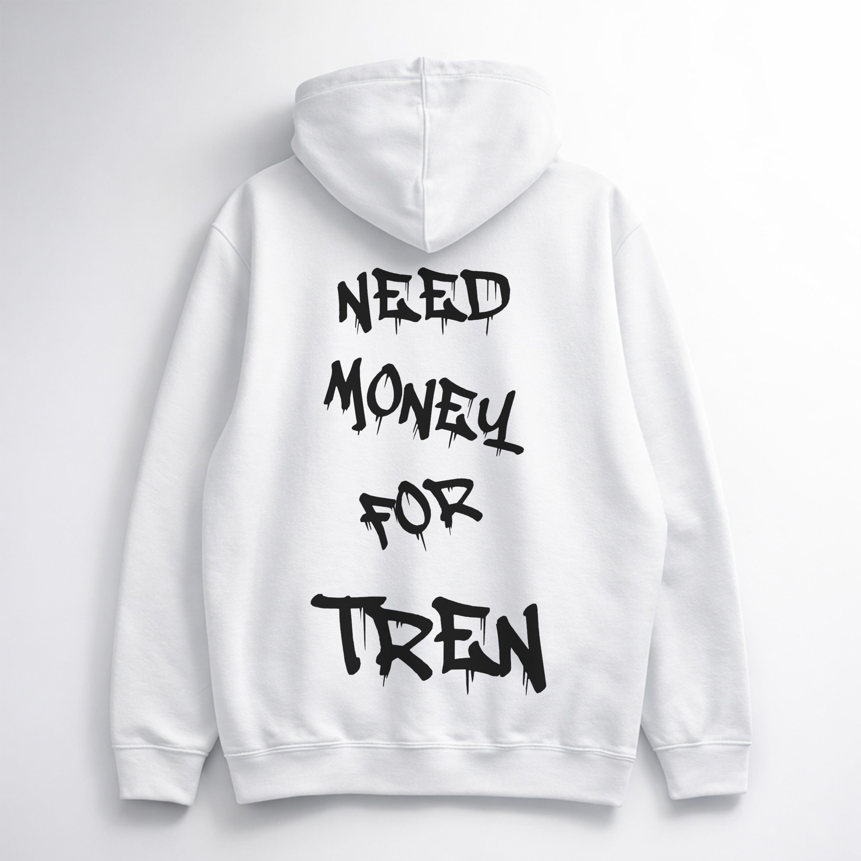 Need Money Oversize Hoodie (Backprint)