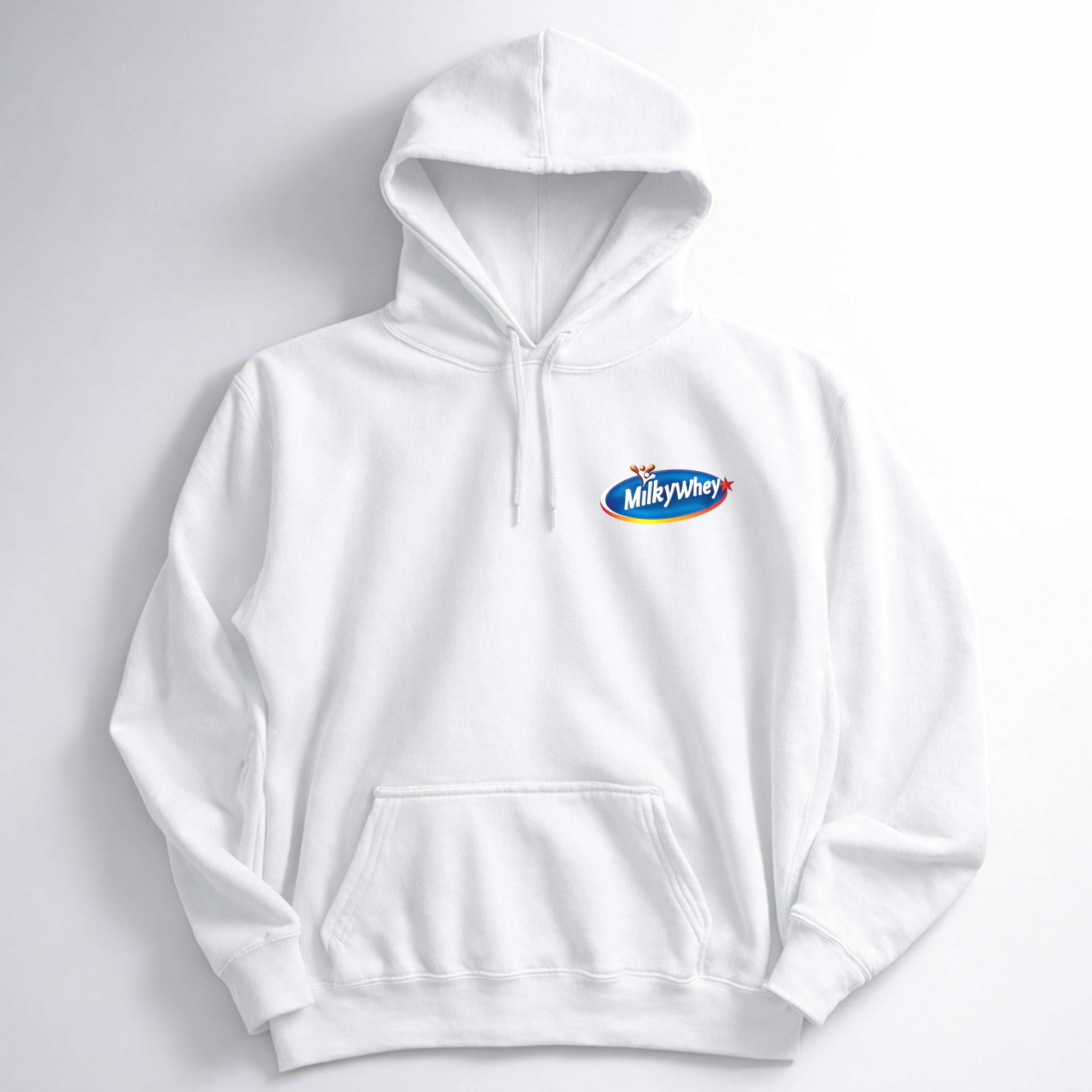 MILKY WHEY OVERSIZE HOODIE (FRONTPRINT)