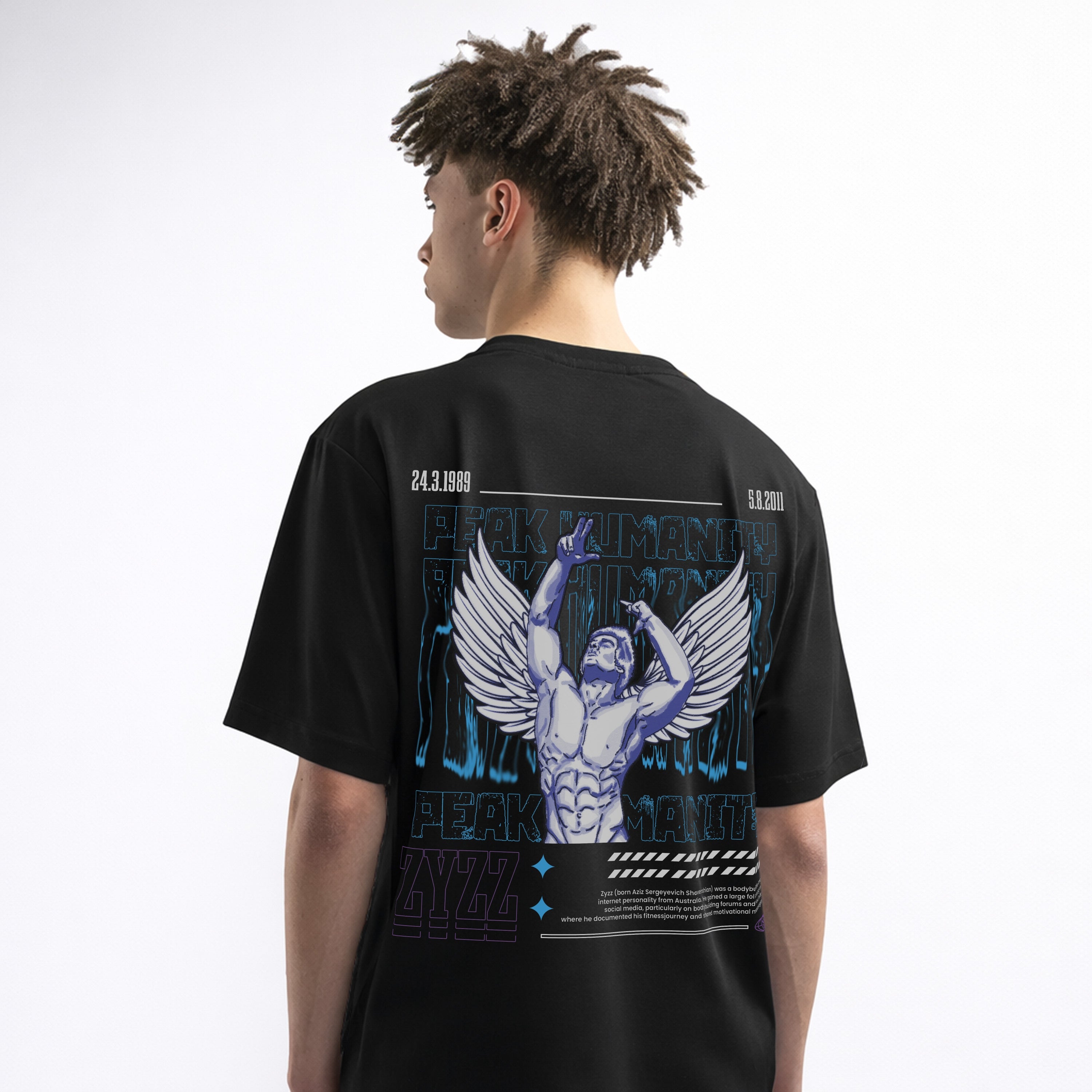 ZYZZ OVERSIZE SHIRT (BACKPRINT)