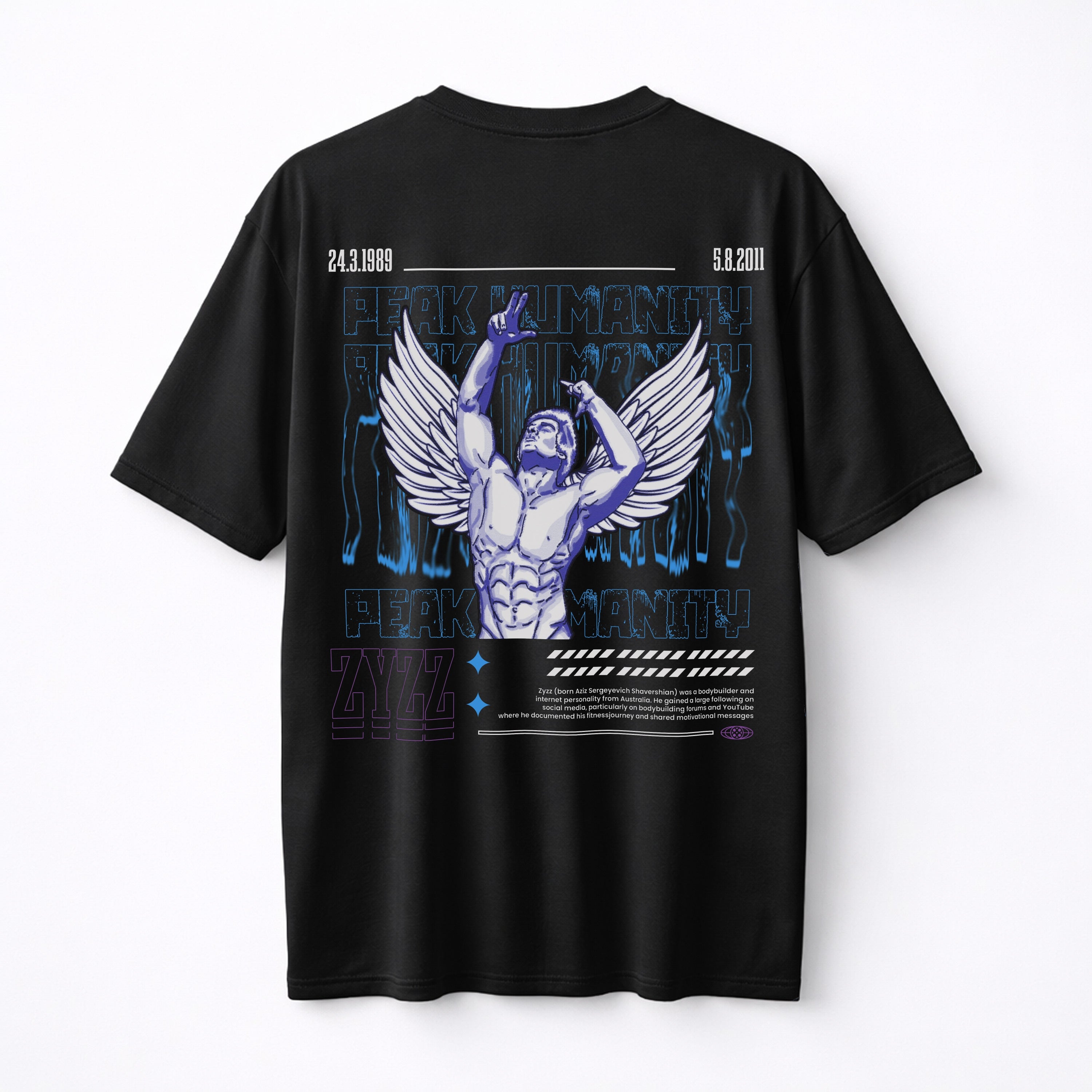 ZYZZ OVERSIZE SHIRT (BACKPRINT)