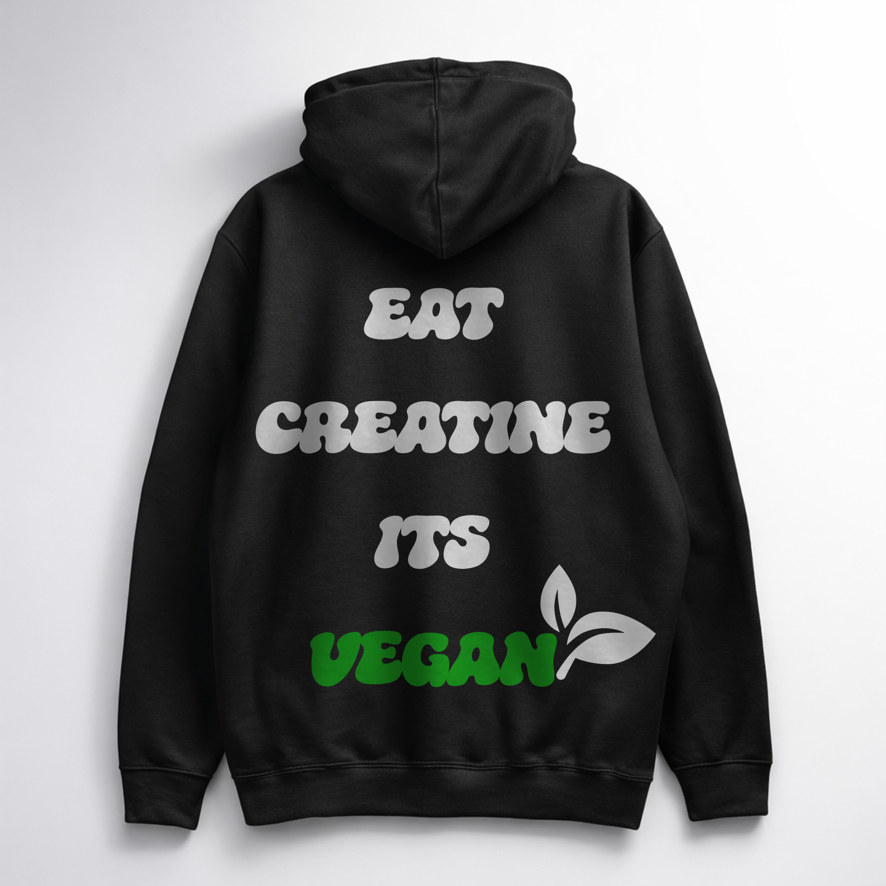 EAT Vegan Oversize Hoodie (Backprint)