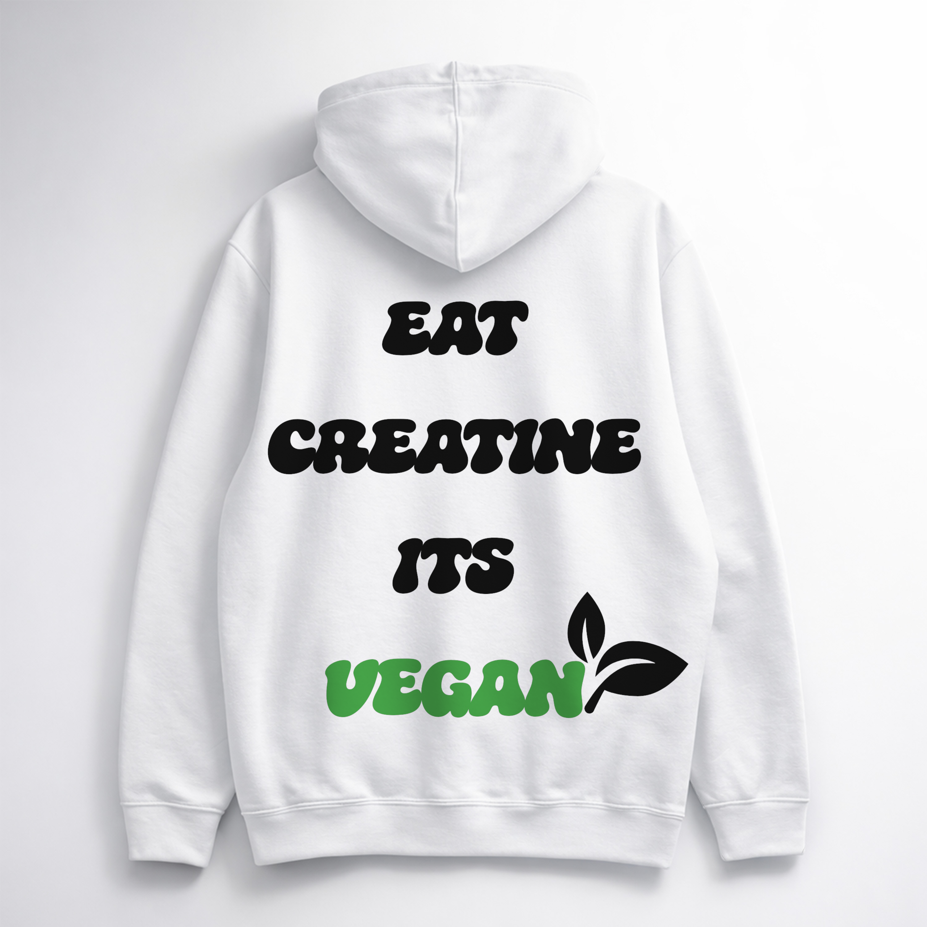 EAT Vegan Oversize Hoodie (Backprint)