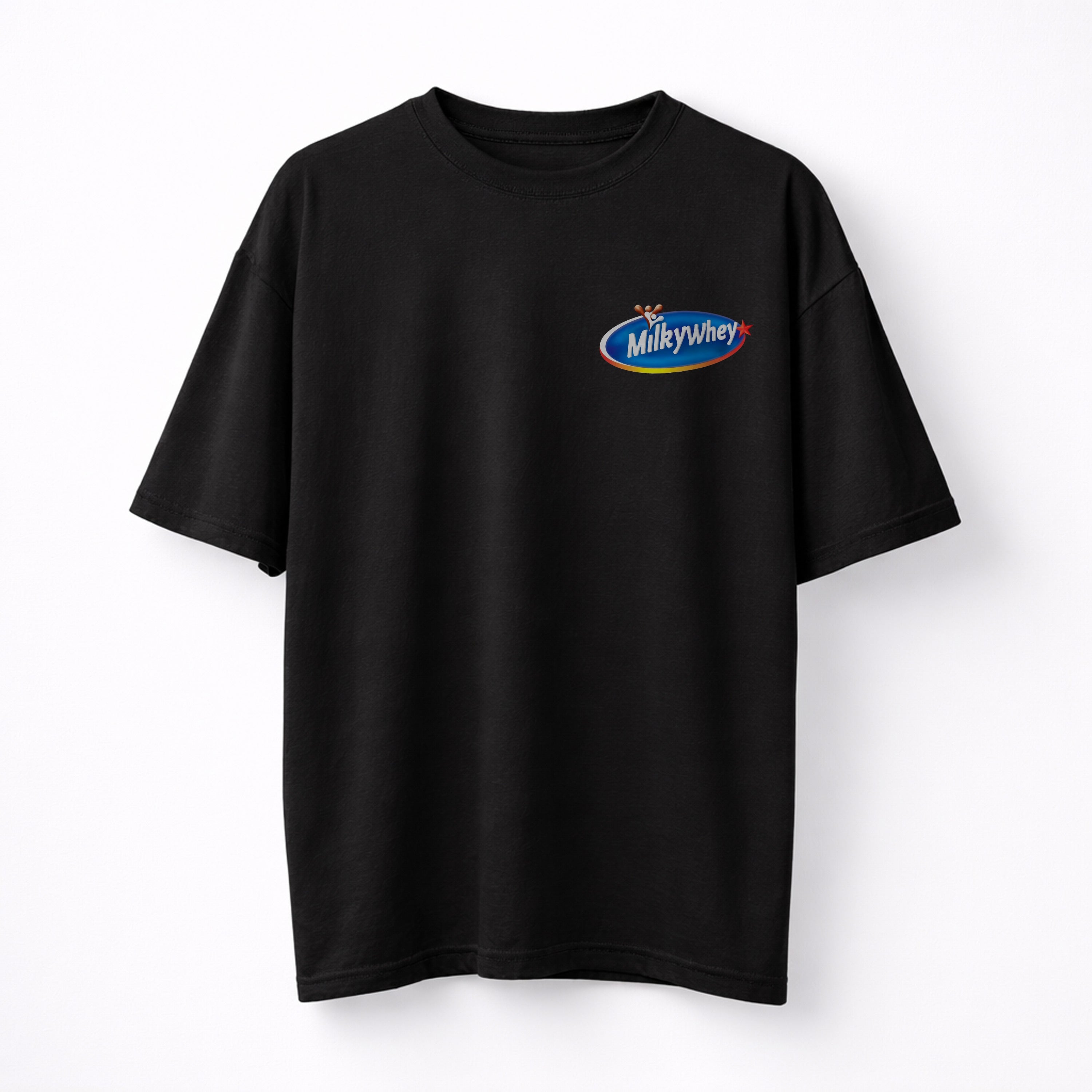 MILKY WHEY OVERSIZE SHIRT (FRONTPRINT)
