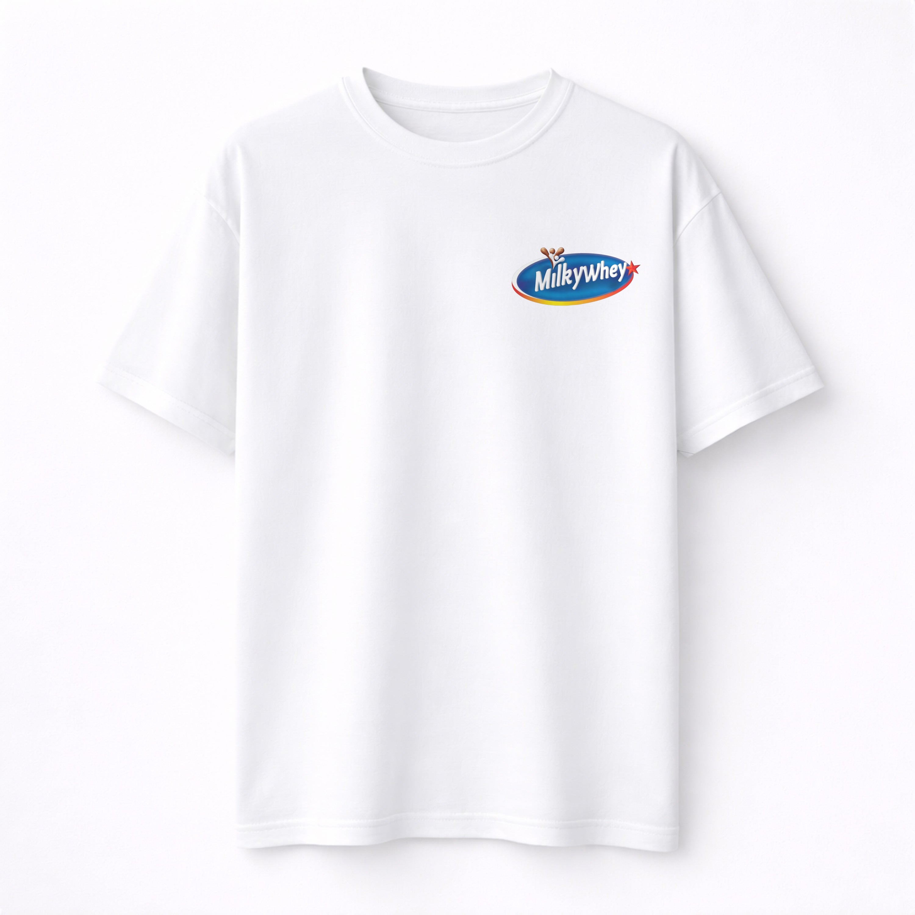 MILKY WHEY OVERSIZE SHIRT (FRONTPRINT)