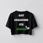 EAT Vegan Oversize Crop Top (Backprint)