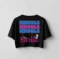 BARBIE OVERSIZE CROP TOP (BACKPRINT)