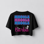 BARBIE OVERSIZE CROP TOP (BACKPRINT)