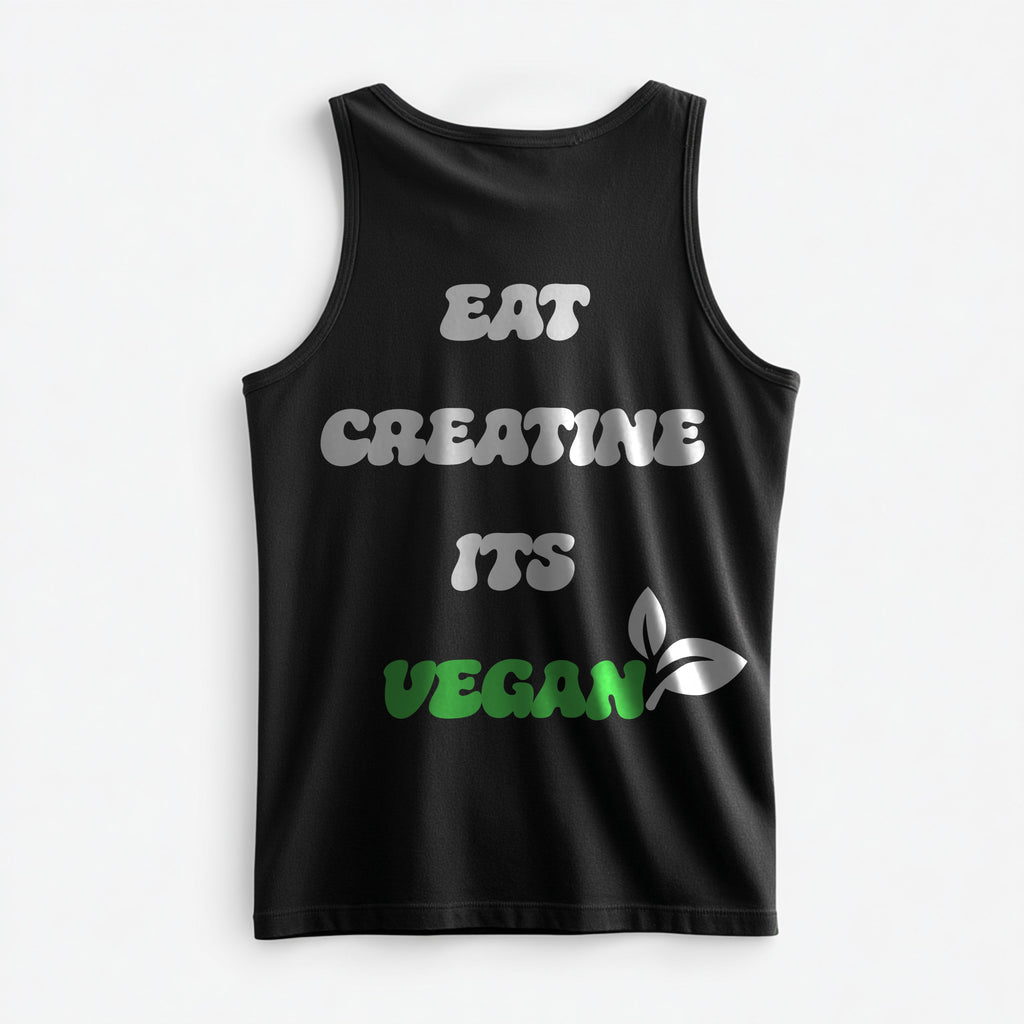 EAT VEGAN TANK TOP (BACKPRINT)