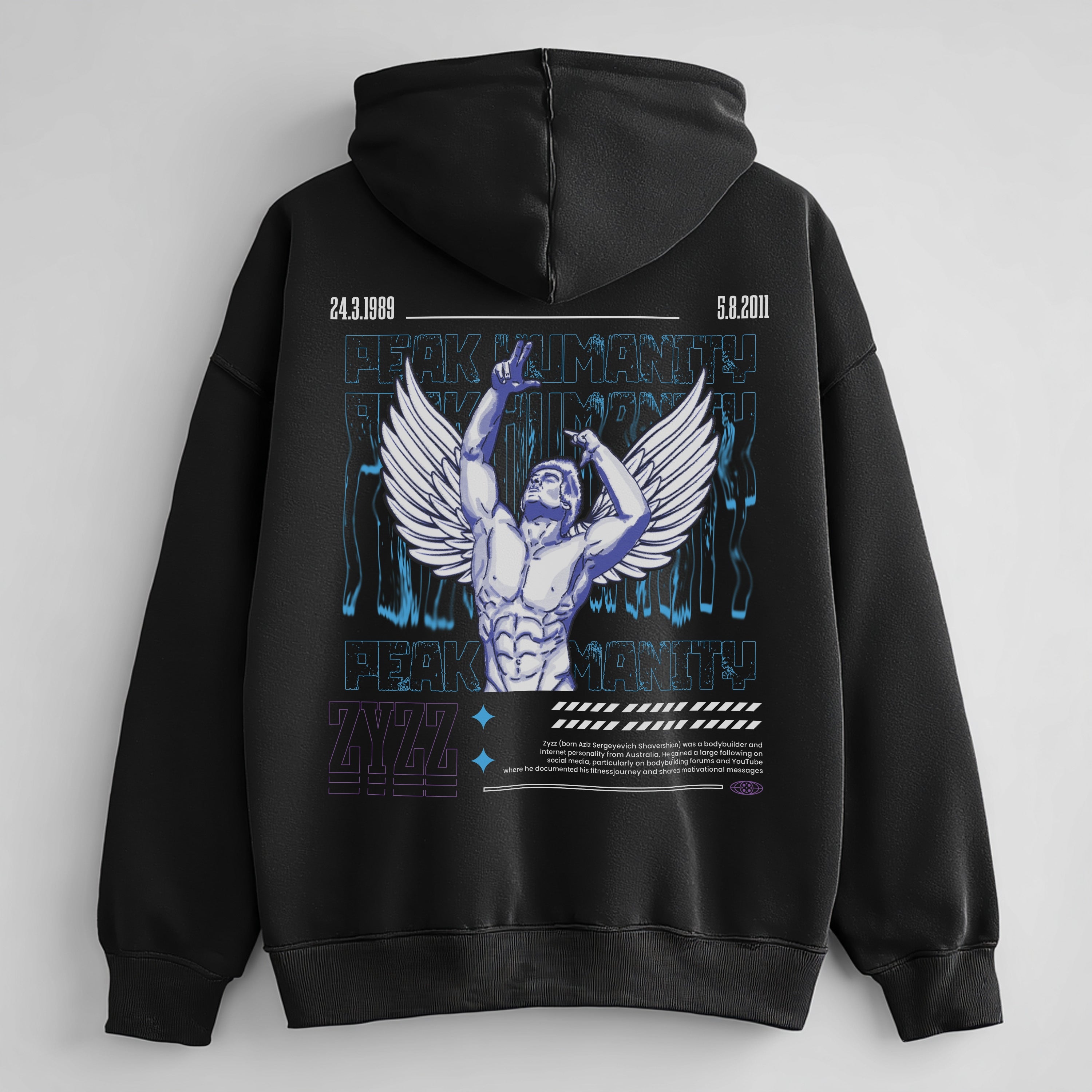 ZYZZ OVERSIZE ZIPPER (BACKPRINT)