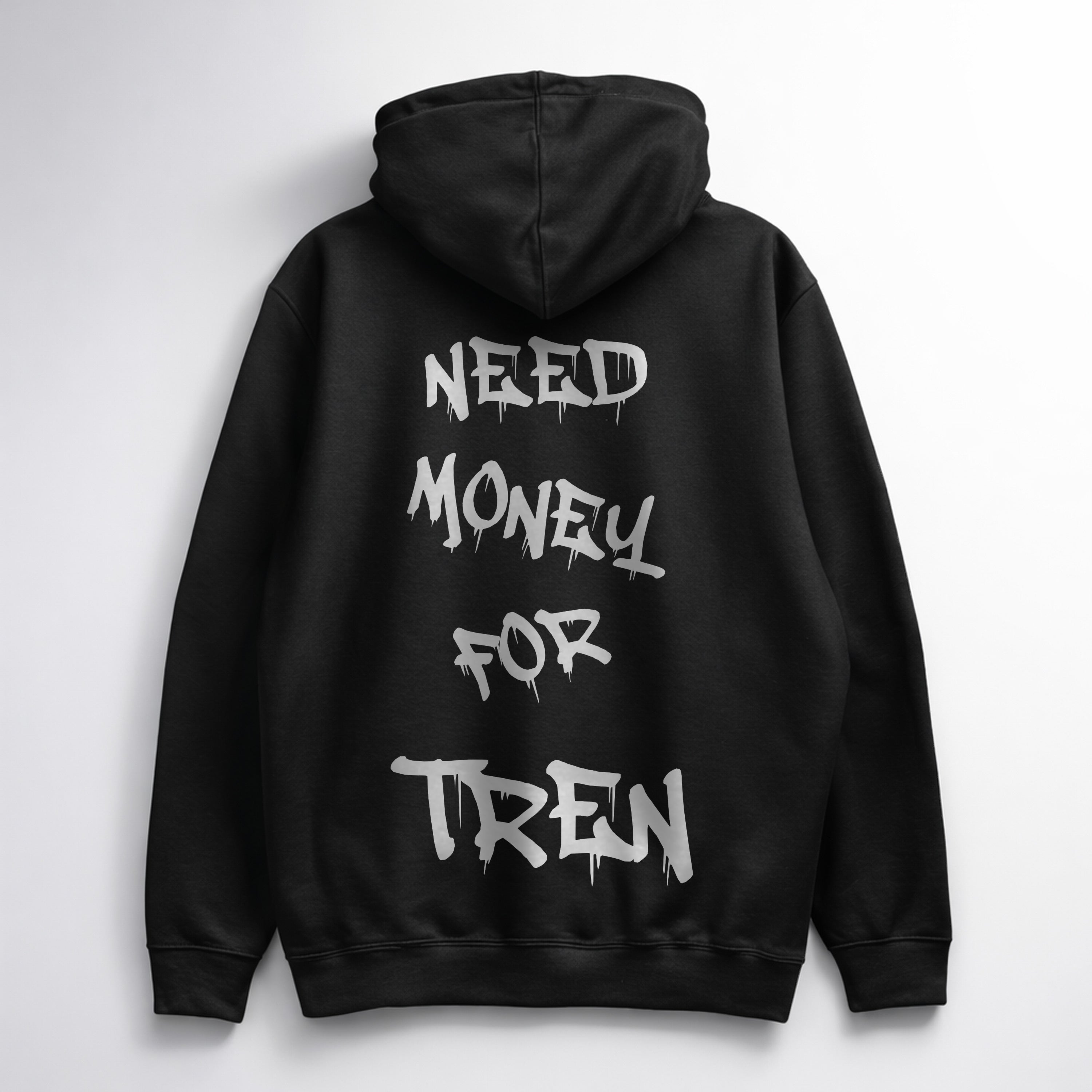 Need Money Oversize Hoodie (Backprint)