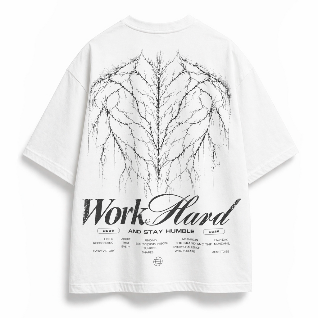 WORK HARD | OVERSIZE SHIRT