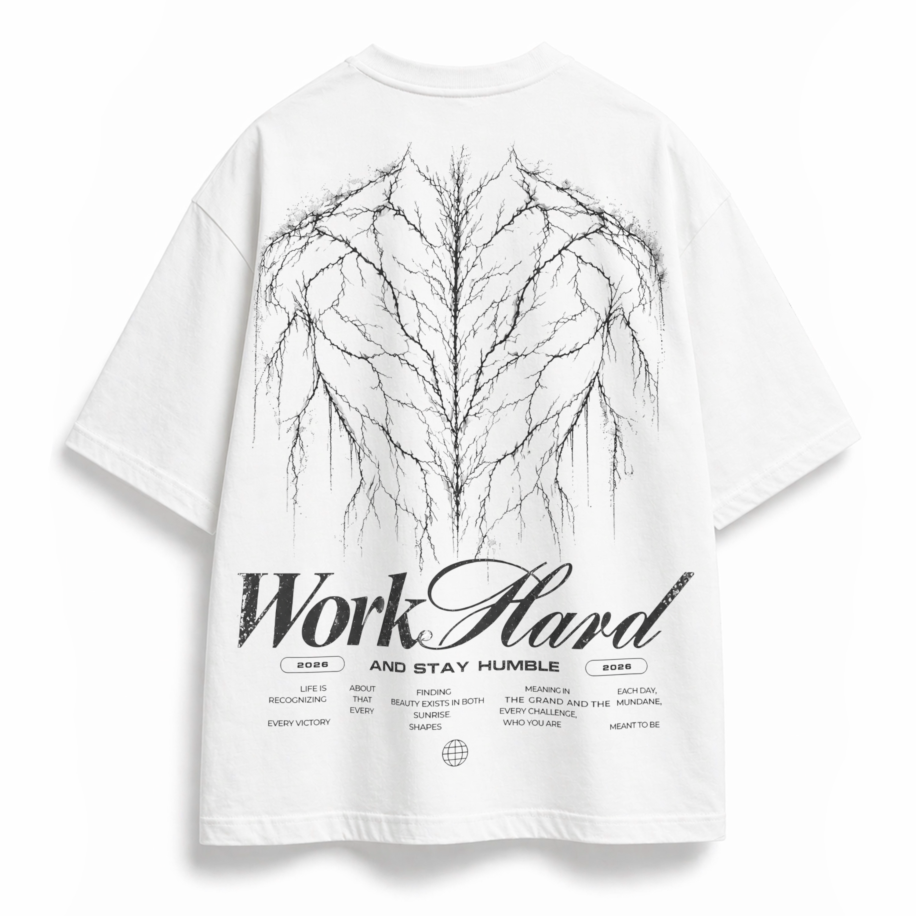 WORK HARD | OVERSIZE SHIRT