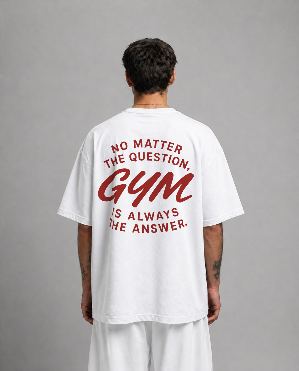OVERSIZE SHIRT | GYM IS THE ANSWER