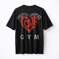 Pretty Couples Love Gym Oversize Shirt (Backprint)