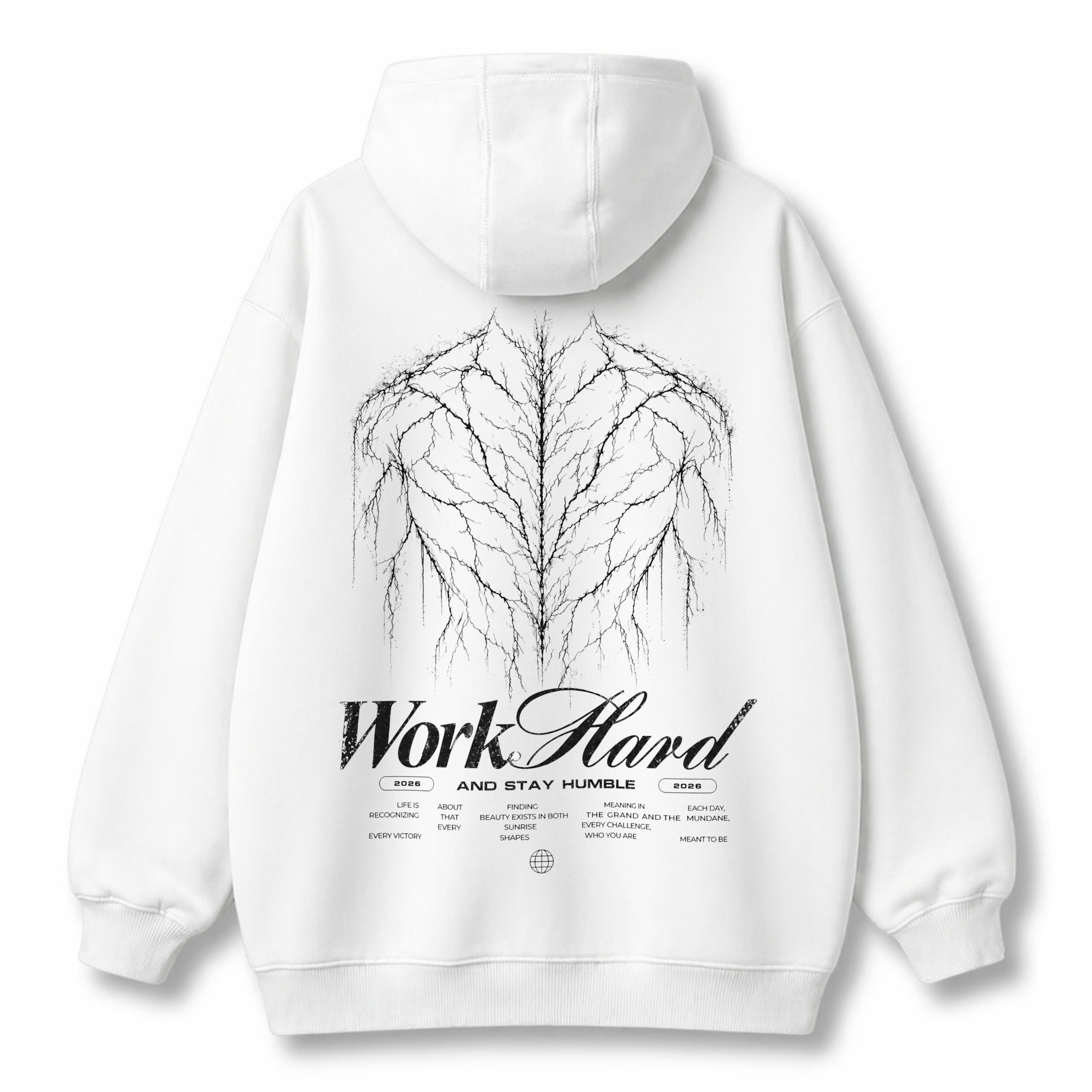 WORK HARD | OVERSIZE HOODIE