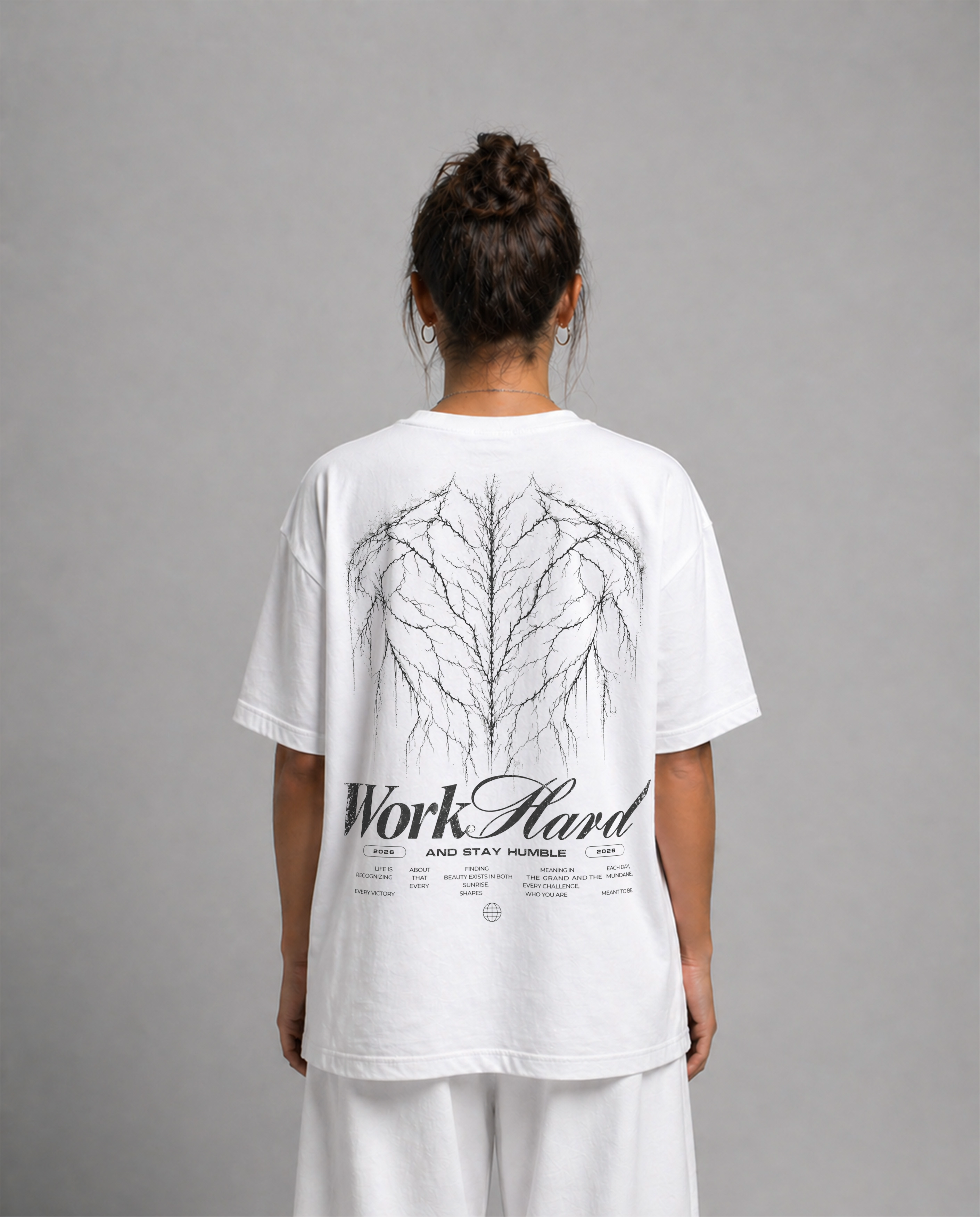 WORK HARD | OVERSIZE SHIRT