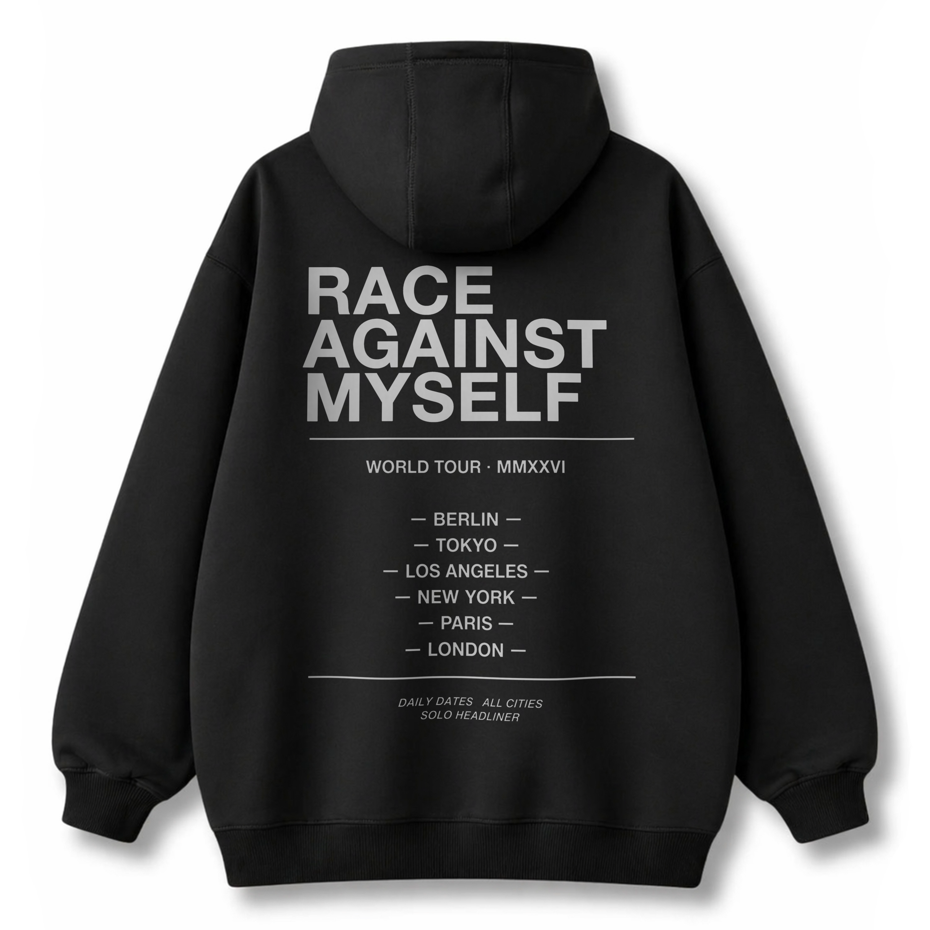 AGAINST MYSELF | OVERSIZE HOODIE