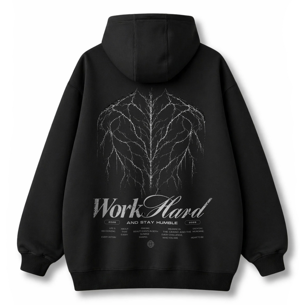 WORK HARD | OVERSIZE HOODIE