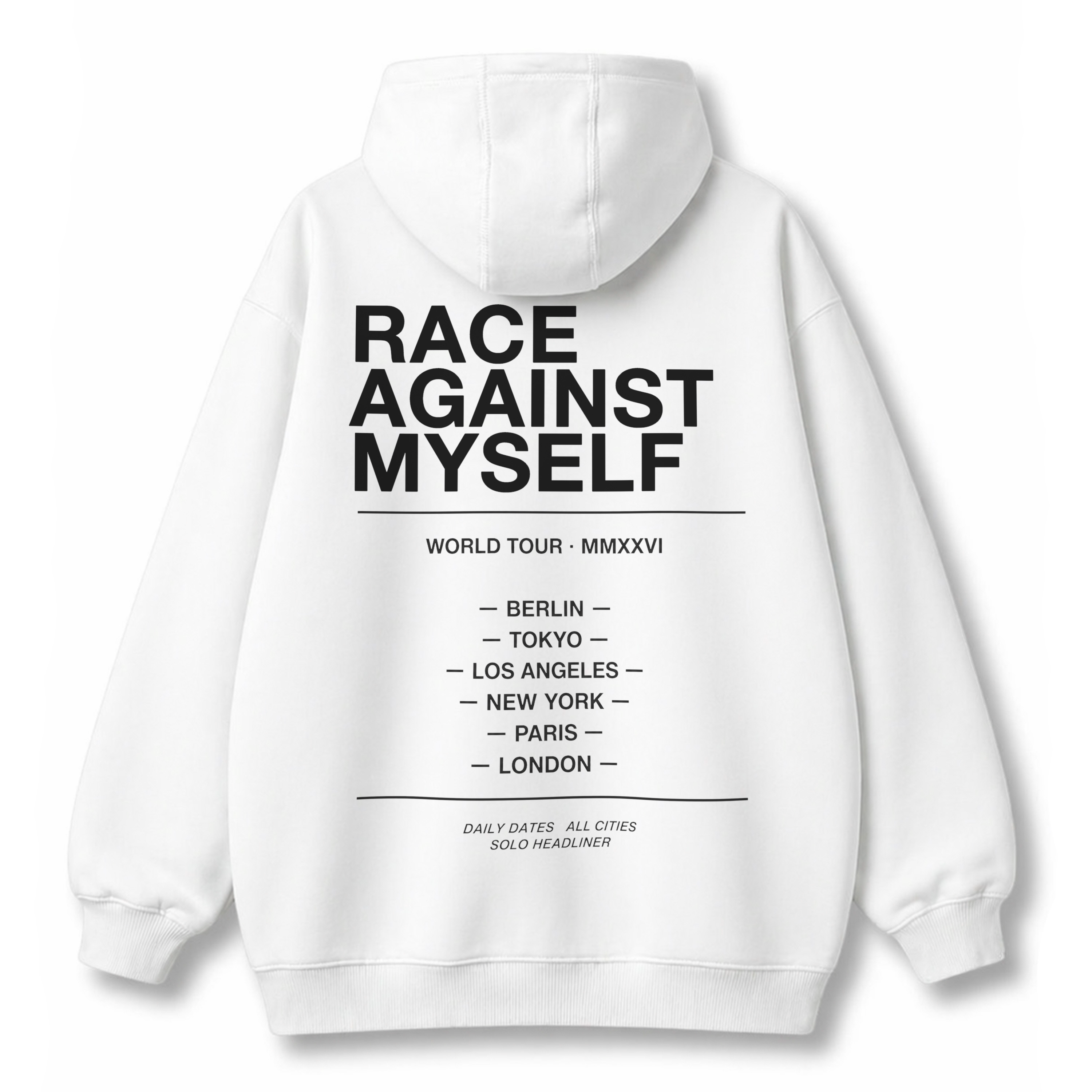 AGAINST MYSELF | OVERSIZE HOODIE