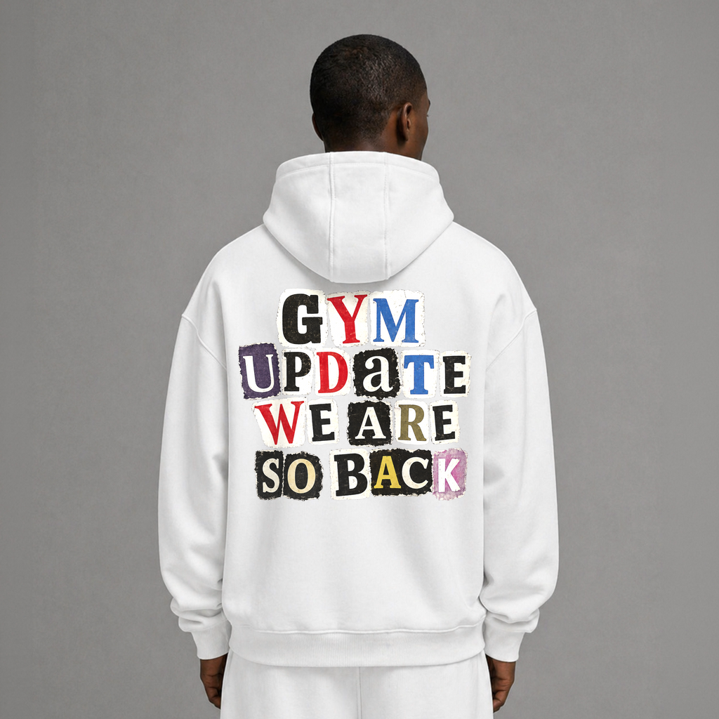 GYM UPDATE | OVERSIZE HOODIE