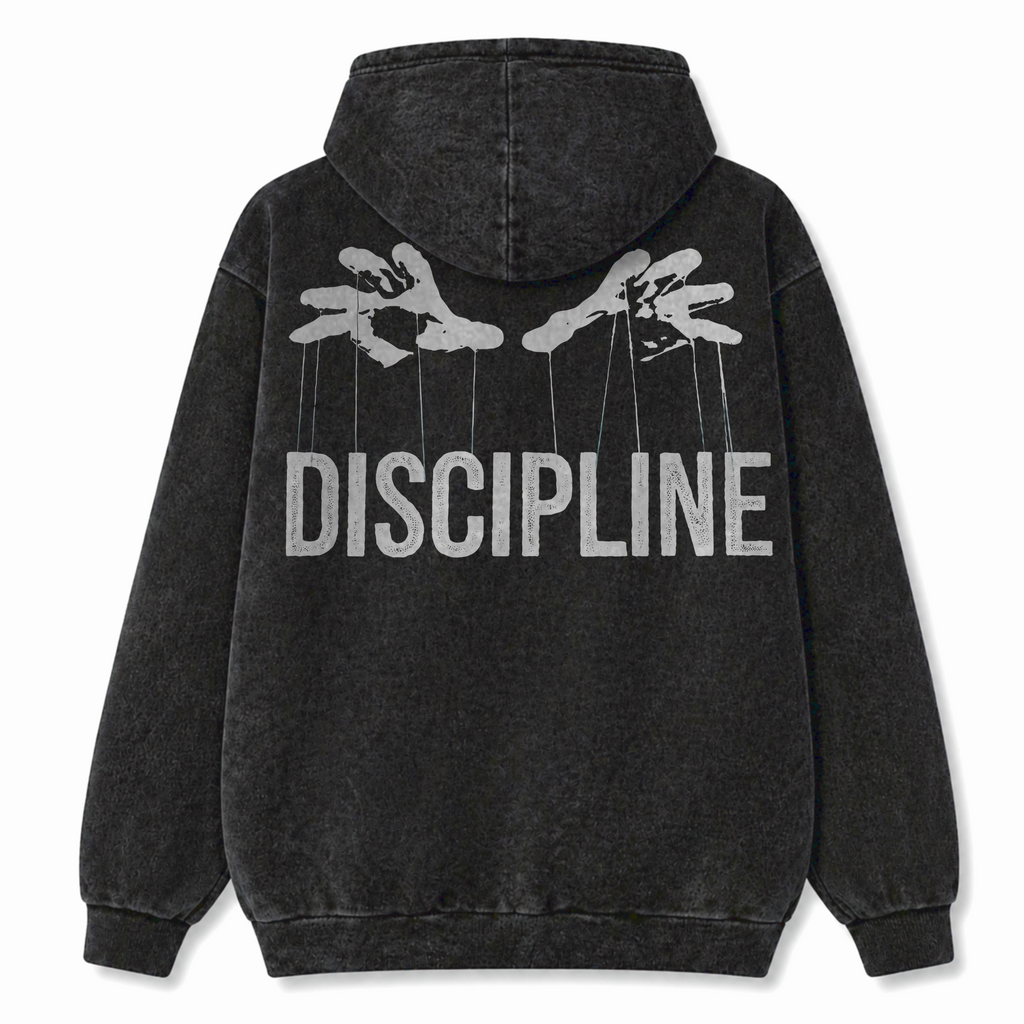 DISCIPLINE | WASHED OVERSIZE HOODIE