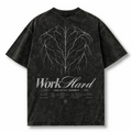 WORK HARD | WASHED OVERSIZE SHIRT