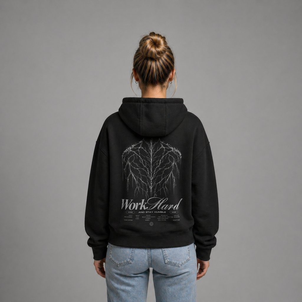 WORK HARD | OVERSIZE HOODIE