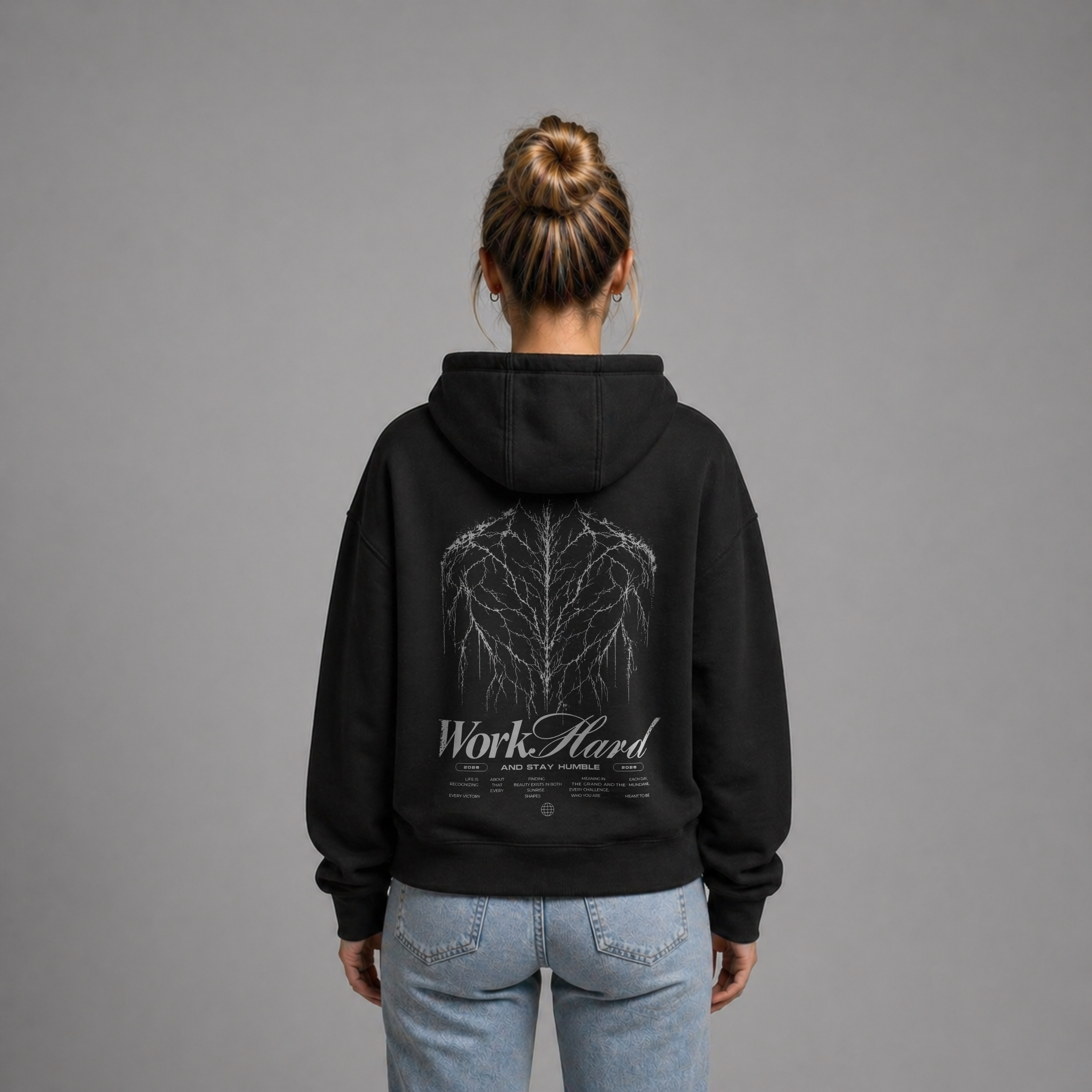 WORK HARD | OVERSIZE HOODIE