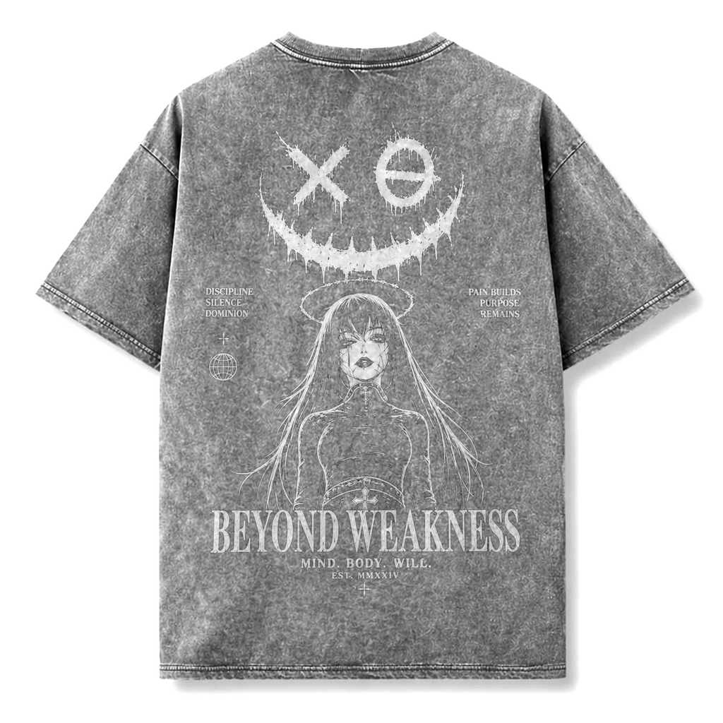 BEYOND WEAKNESS | WASHED OVERSIZE SHIRT