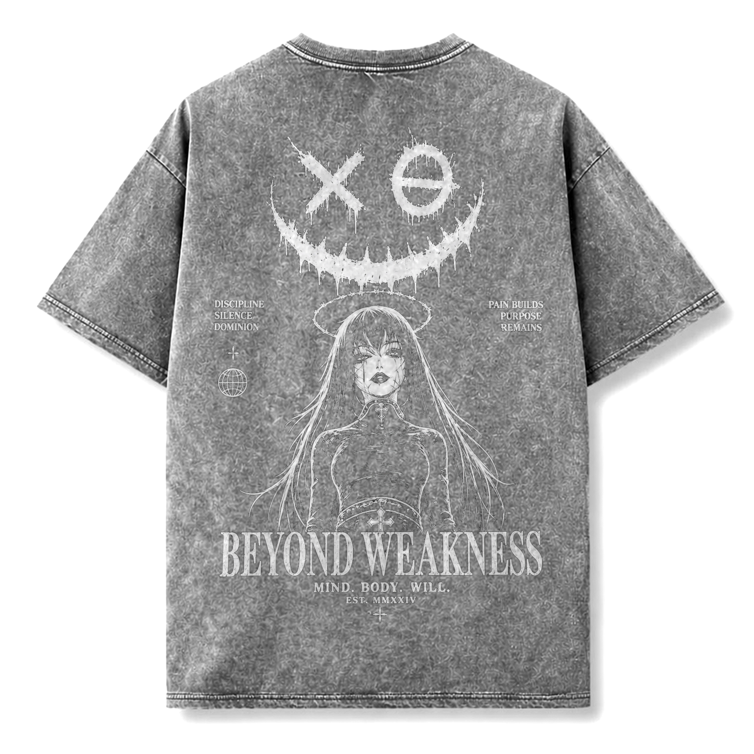 BEYOND WEAKNESS | WASHED OVERSIZE SHIRT