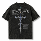CONQUER | WASHED OVERSIZE SHIRT