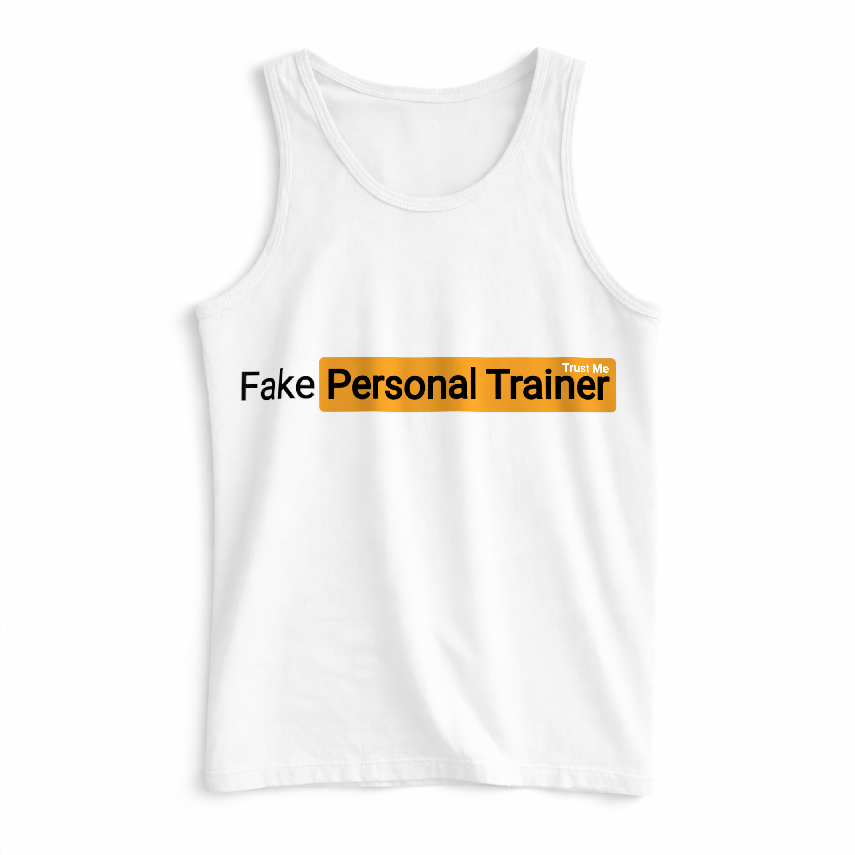 Fake Trainer Tank Top (Frontprint)