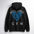 Pretty Couples Love Gym Oversize Hoodie (Backprint)