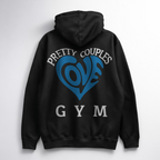 Pretty Couples Love Gym Oversize Hoodie (Backprint)