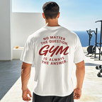 OVERSIZE SHIRT | GYM IS THE ANSWER