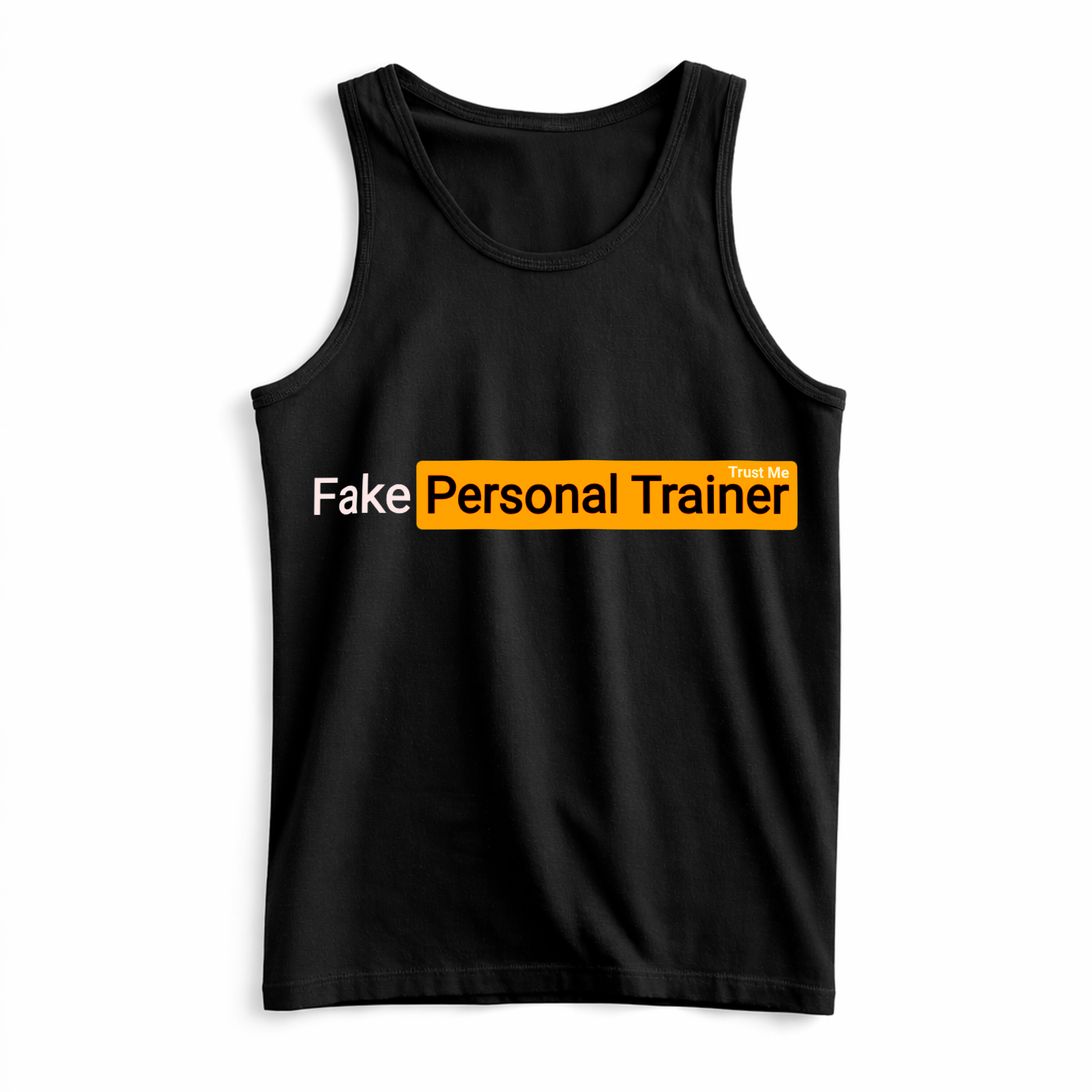 Fake Trainer Tank Top (Frontprint)