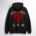 Pretty Couples Love Gym Oversize Hoodie (Backprint)