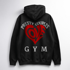 Pretty Couples Love Gym Oversize Hoodie (Backprint)