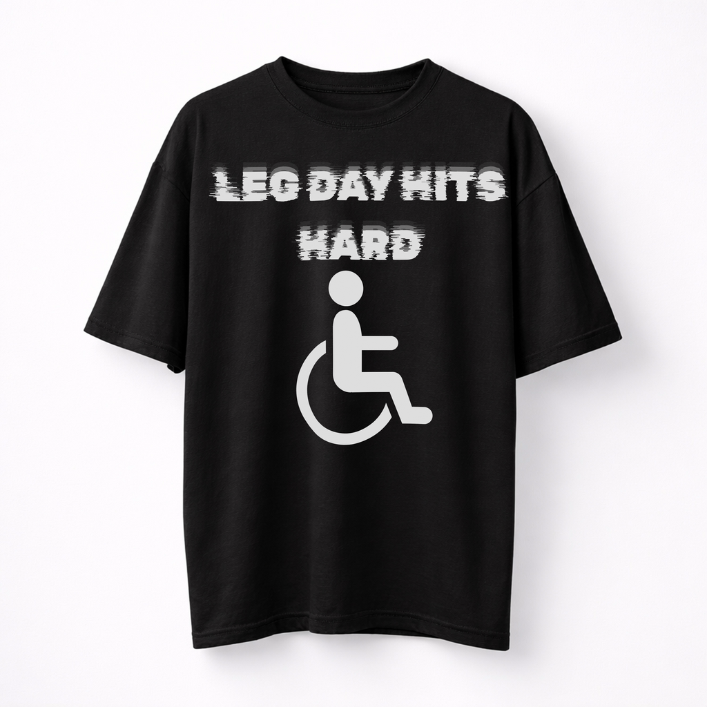 LEG DAY Oversize Shirt (Frontprint)